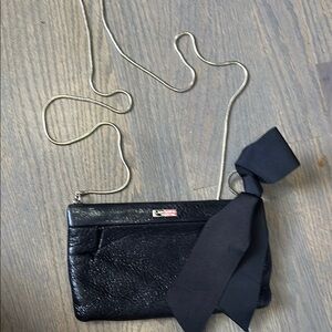 Kate Spade Black Clutch with Bow